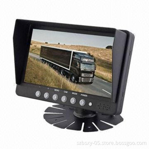 7-inch stand-alone monitors with 2CH for school bus